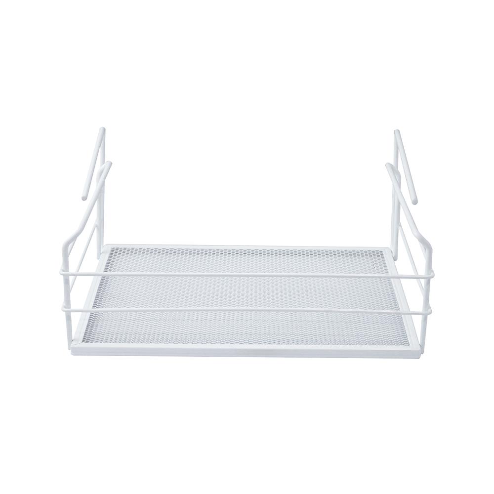 ตะกร้าเสริมชั้นจัดเก็บในครัว เล็ก KECH สีขาว