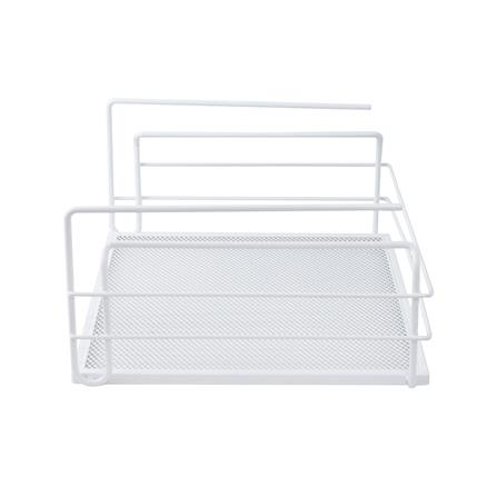 ตะกร้าเสริมชั้นจัดเก็บในครัว เล็ก KECH สีขาว_2