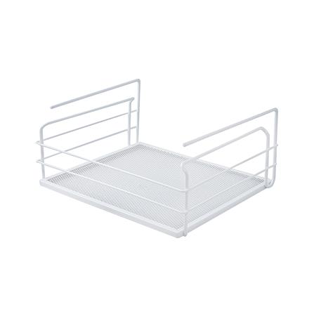 ตะกร้าเสริมชั้นจัดเก็บในครัว เล็ก KECH สีขาว_3