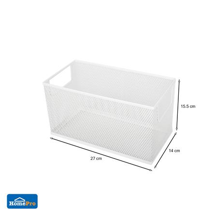 ตะกร้าใส่ของ Mesh ซ้อนได้ 14x27x15.5ซม. KECH_5