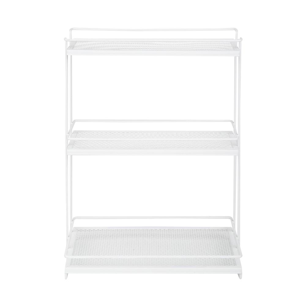 ชั้นวางขวดเครื่องปรุง 3 ชั้น KECH สีขาว