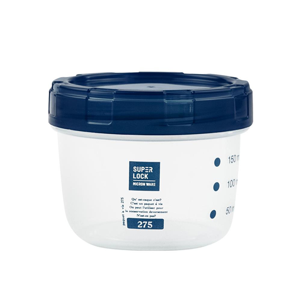 ขวดโหลพลาสติกฝาเกลียว SUPER LOCK 0.275 ลิตร