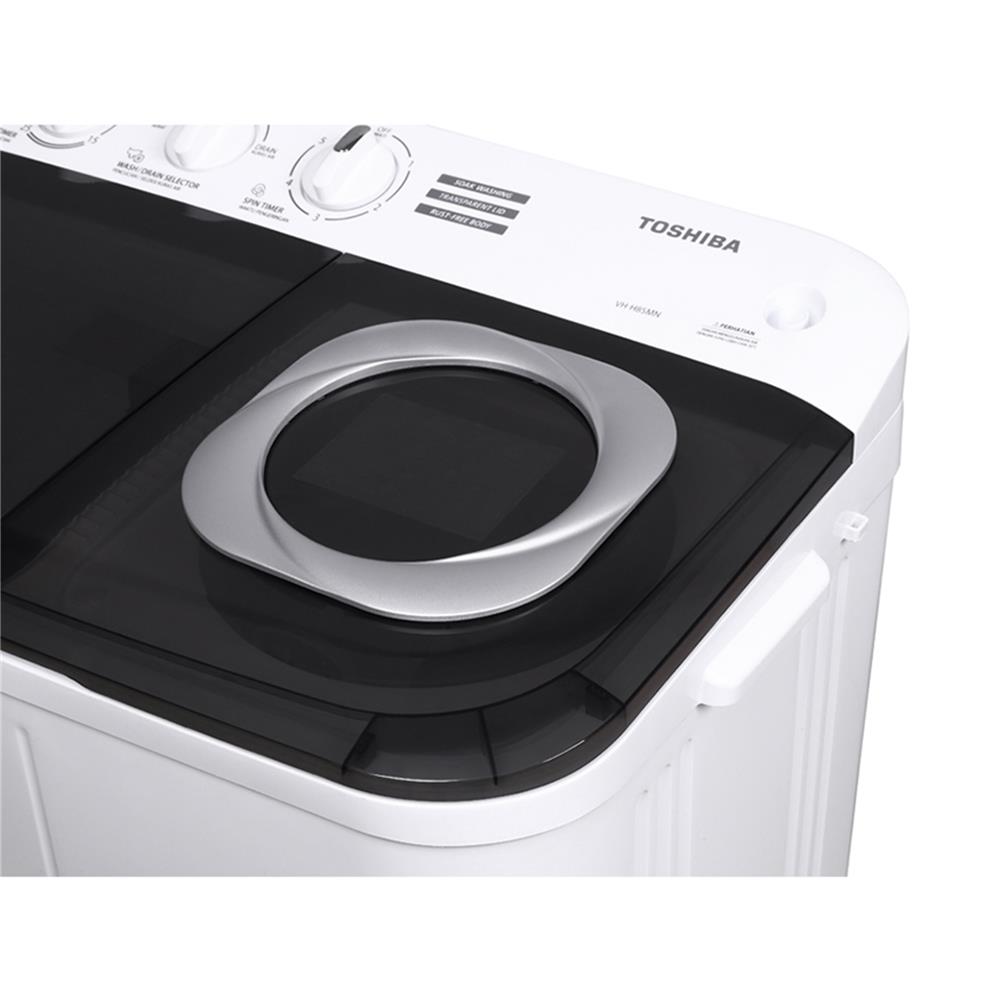 เครื่องซักผ้า 2 ถังฝาบน TOSHIBA VH-H85MT 7.5 กก.