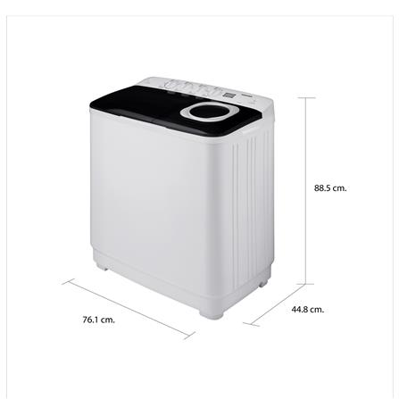 เครื่องซักผ้า 2 ถังฝาบน TOSHIBA VH-H85MT 7.5 กก._4