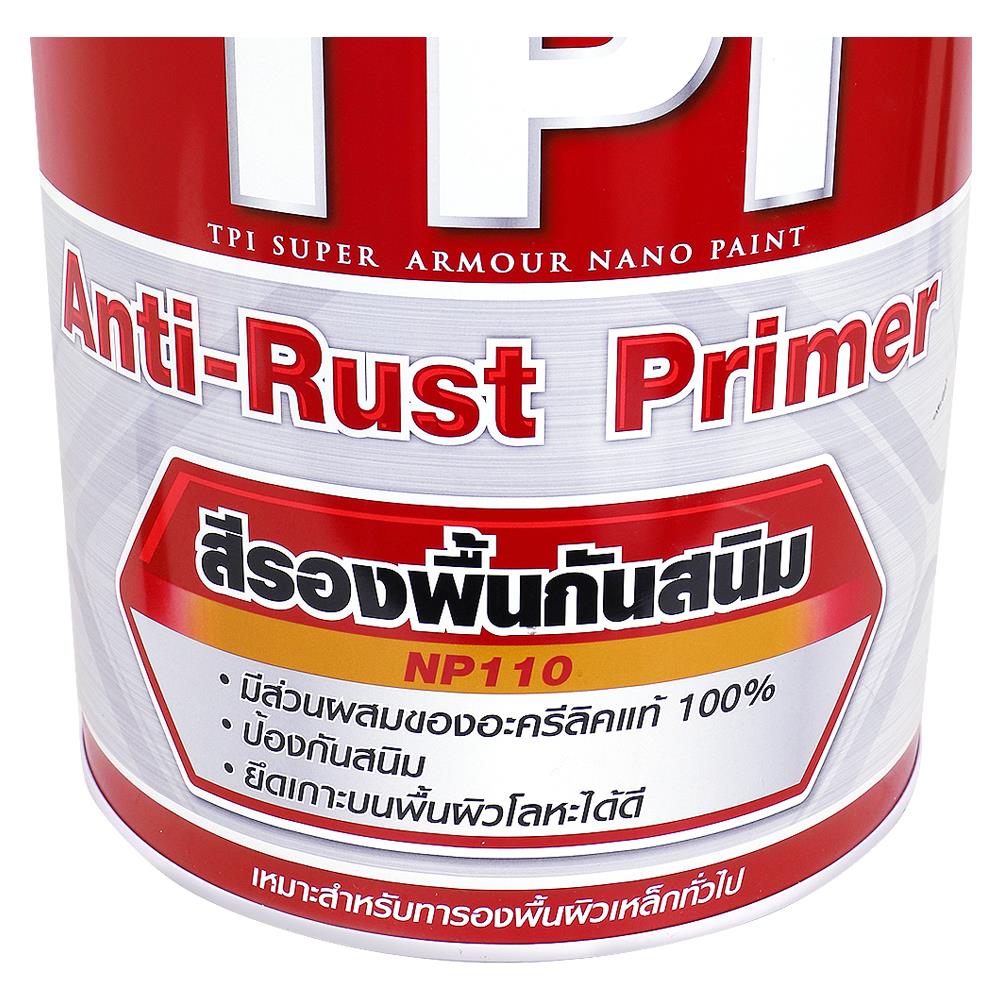 สีรองพื้นกันสนิม TPI #NP110 สีแดง ด้าน 5 แกลลอน