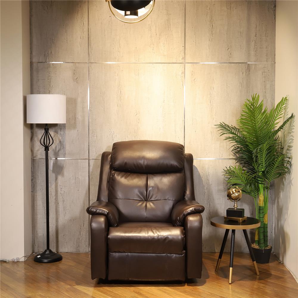 เก้าอี้ปรับเอนนอน FURDINI NORTH สีน้ำตาลเข้ม