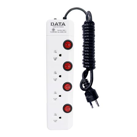 รางปลั๊กไฟ 4 ช่อง 4 สวิตช์ DATA HM4496 5 ม._1