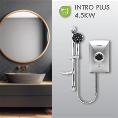 เครื่องทำน้ำอุ่น MAZUMA INTRO PLUS 4,500 วัตต์ สีเงิน_2