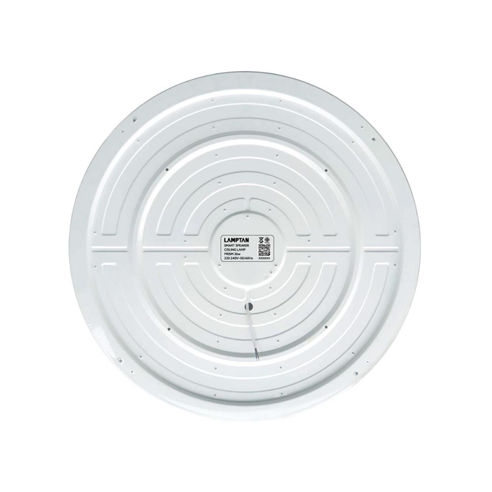 ไฟเพดาน LED LAMPTAN SPEAKER PRISM 20 นิ้ว 36 วัตต์ DAYLIGHT/COOL WHITE/WARM WHITE สีขาว