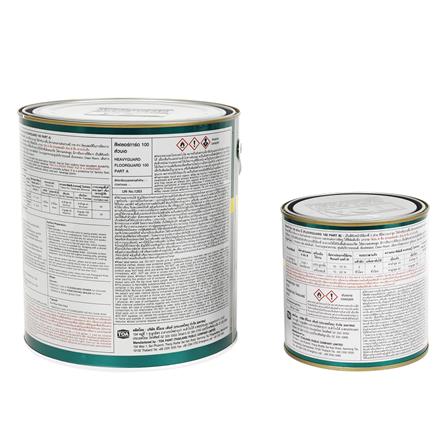 สีทาทับหน้าอีพ็อกซี่ TOA FLOORGUARD 100 PART A+B BASE A สีขาว 1 แกลลอน_1