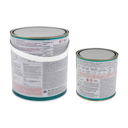 สีงานอุตสาหกรรม TOA FLOORGUARD 100 PART A+B 5015 สีน้ำเงิน 1 แกลลอน_1