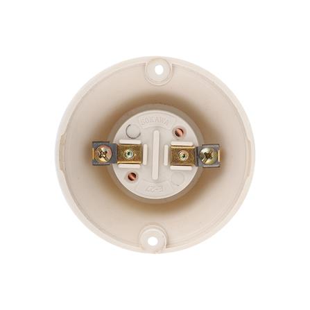 ขั้วหลอดแป้นเกลียว SOKAWA E27 ขาว_2