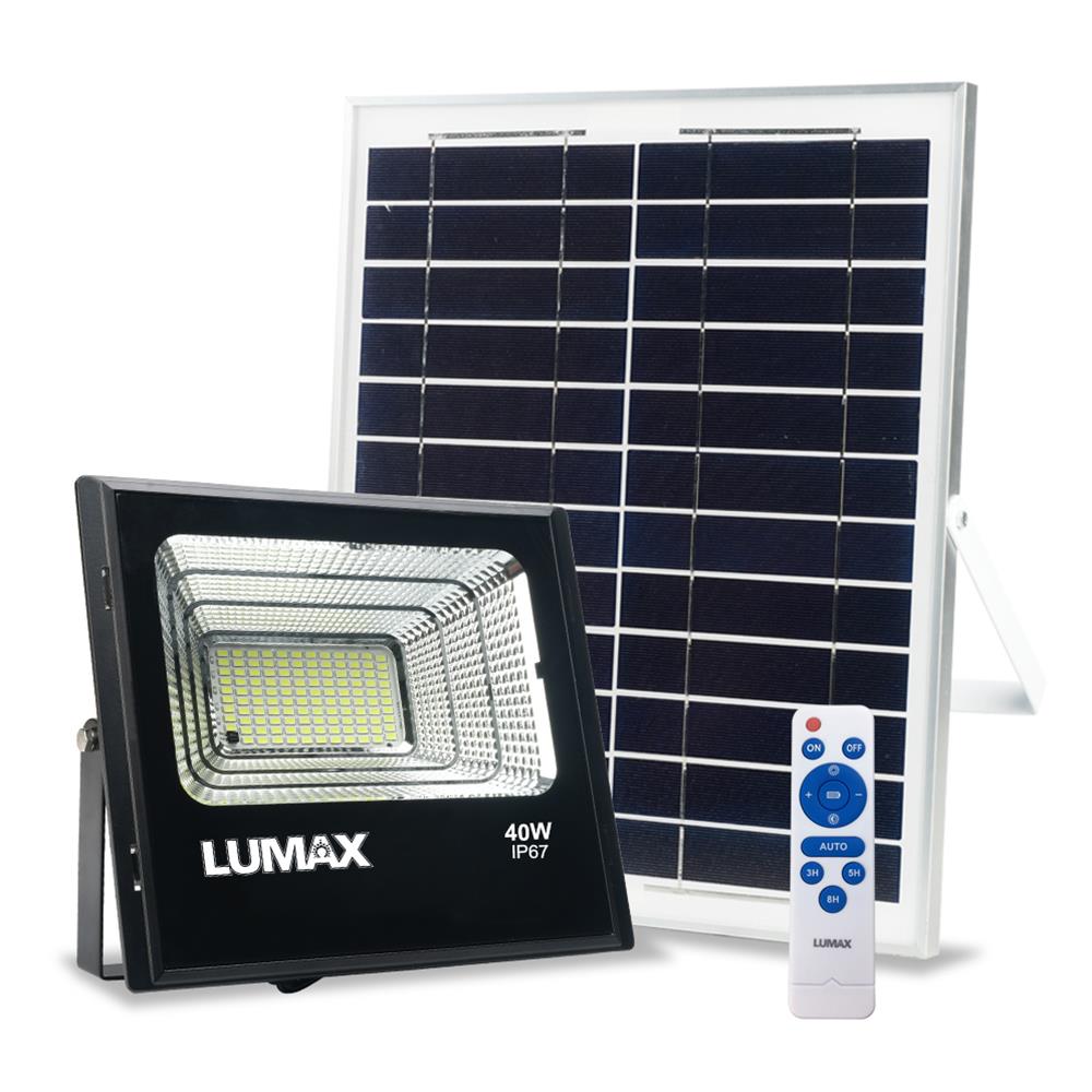 สปอตไลท์ SOLAR LUMAX 58-00234 40 วัตต์ DAYLIGHT สีดำ