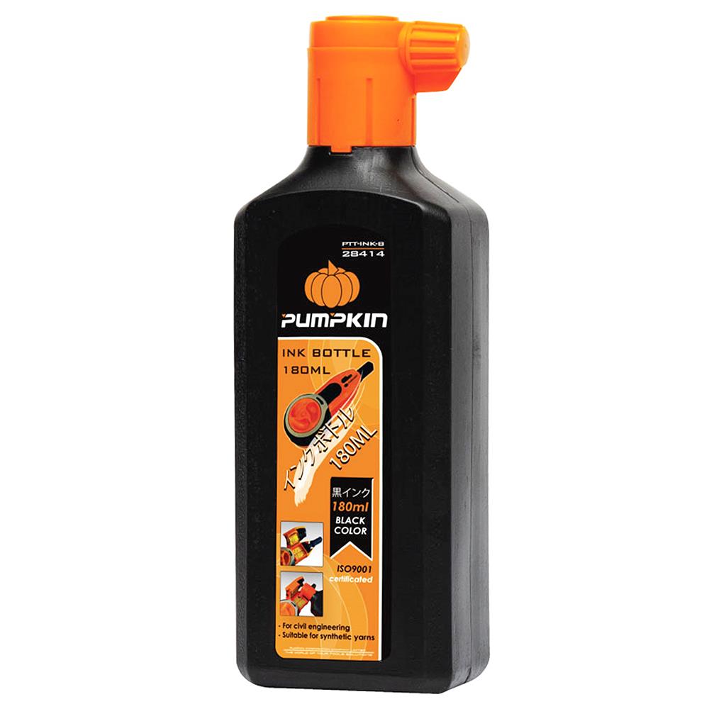 หมึกน้ำใส่ปักเต้า PUMPKIN 180 ซีซี สีดำ