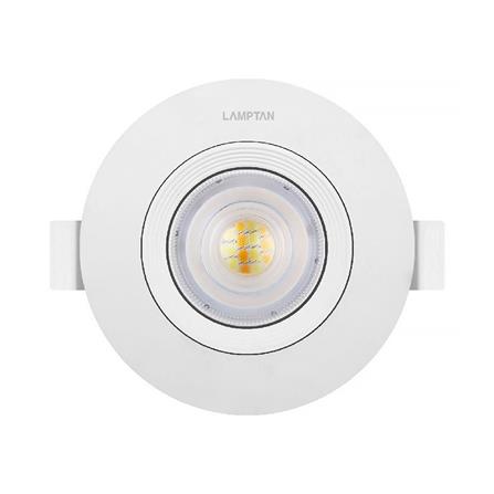 ดาวน์ไลท์ LED LAMPTAN SPOTLIGHT COLOUR CHOICE CIRCLE 3 นิ้ว 7 วัตต์ DAYLIGHT/COOL WHITE/WARM WHITE สีขาว