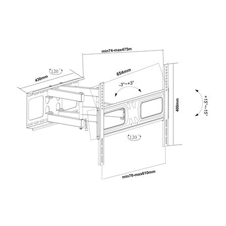 ขาแขวนทีวี MOVADA PTB-213MBA_1