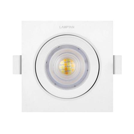 ดาวน์ไลท์ LED LAMPTAN SPOTLIGHT COLOUR CHOICE SQUARE 3 นิ้ว 7 วัตต์ DAYLIGHT/COOL WHITE/WARM WHITE สีขาว_0