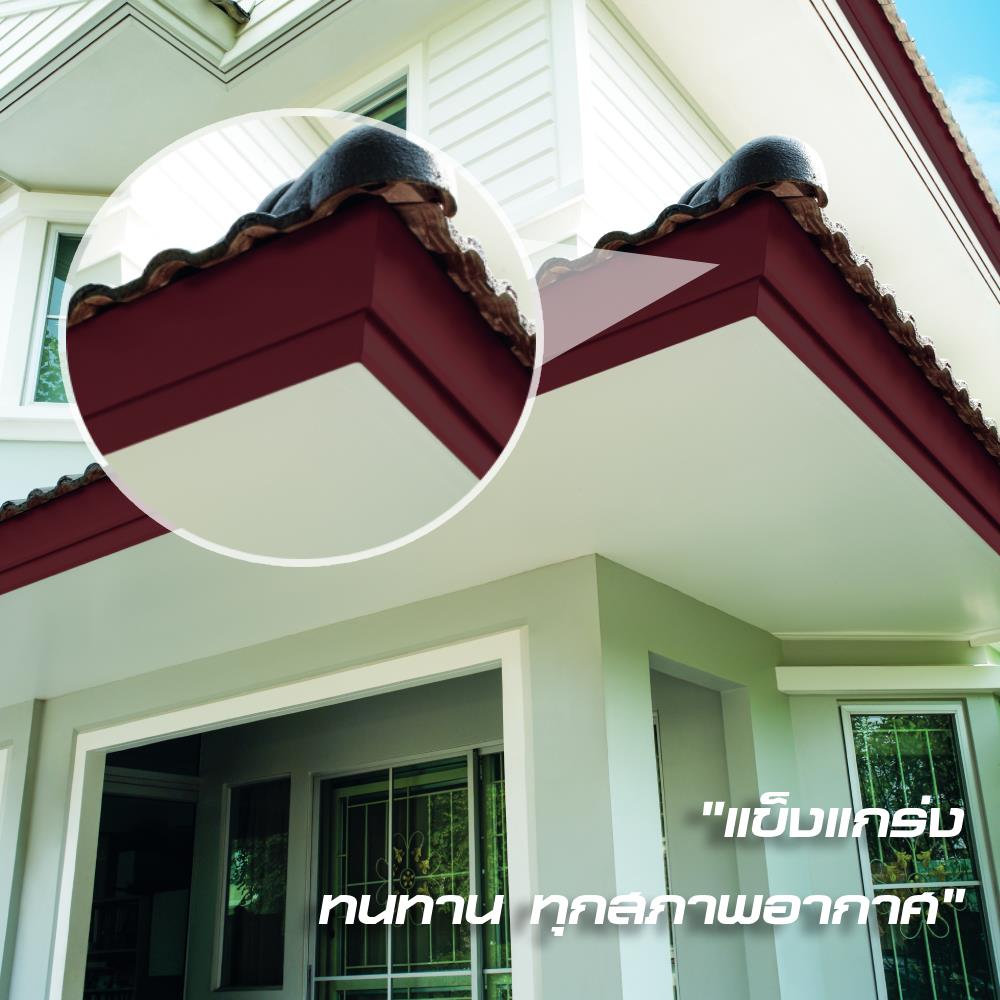 ไม้เชิงชาย DURAONE 20X300X1.6 ซม. สีธรรมชาติ