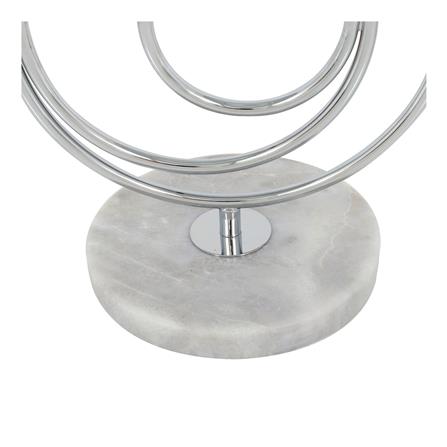 ไฟตั้งโต๊ะ CARINI CLASSIC MT1541 สีเทา/โครเมี่ยม_1