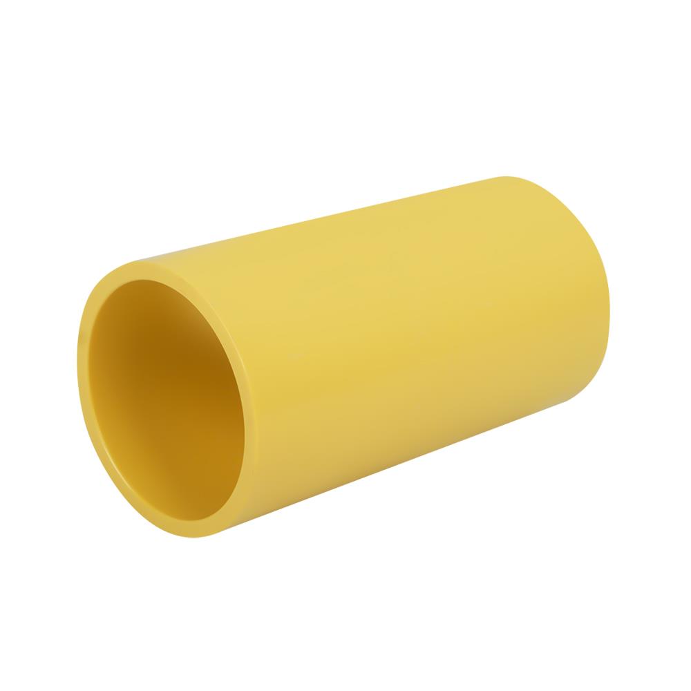 ข้อต่อตรง PVC ตราช้างNPI 2 นิ้ว สีเหลือง