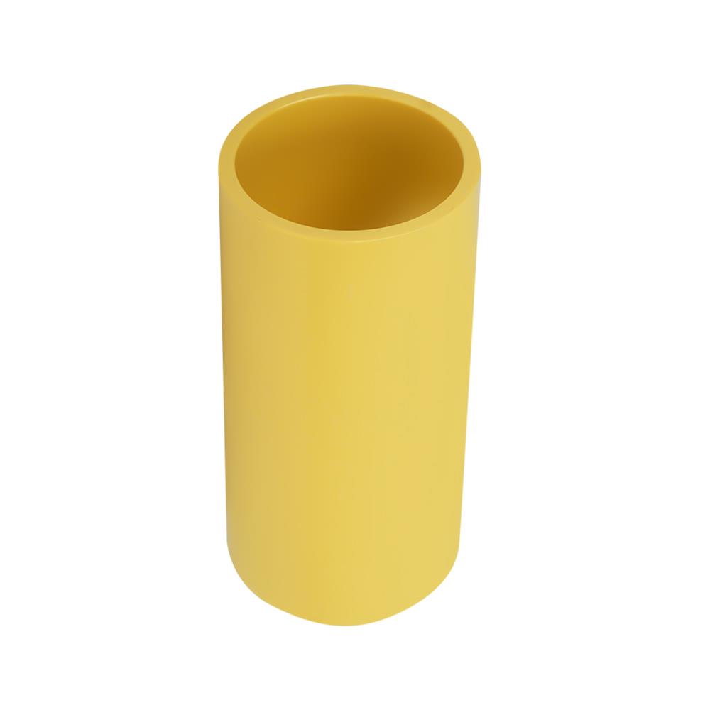 ข้อต่อตรง PVC ตราช้างNPI 2 นิ้ว สีเหลือง