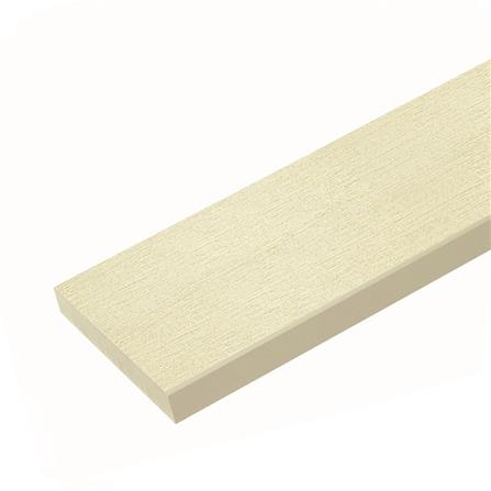 ไม้พื้น DURAONE ลายเสี้ยน 10X300X2.5 ซม. สีครีม