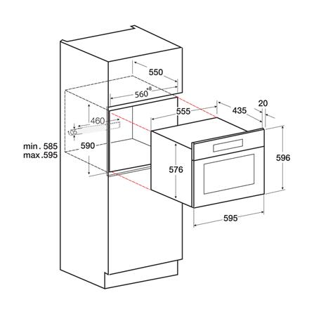 เตาอบฝังดิจิตอล AXIA INT 72 TC_4