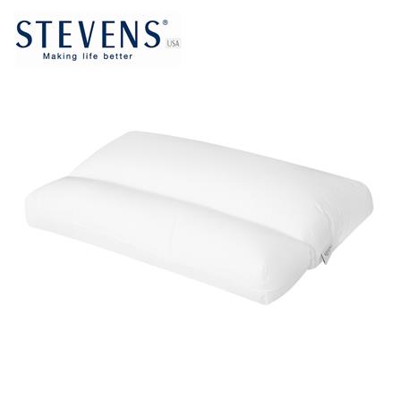 หมอนสุขภาพ ใยสังเคราะห์ STEVENS CONTOUR 19x29 นิ้ว สีขาว_0