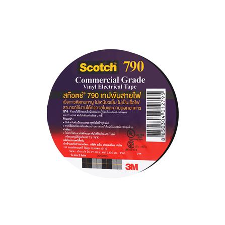 เทปพันสายไฟ 3M SCOTCH790 20 เมตร สีดำ_2