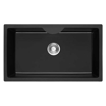 ซิงค์ฝัง 1หลุม TECNOPLUS 784521 แกรนิต สีดำ_0