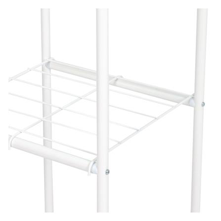 ราวแขวนผ้าเหล็กพ่นสี 3 ชั้นวาง PLIM สีขาว_3