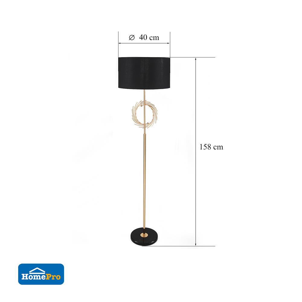 ไฟตั้งพื้น CARINI CLASSIC ML5030 สีดำ/ทอง