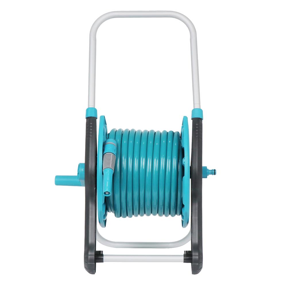 สายยางโรล ตั้งพื้น SPRING 1/2"x25 ม. สีฟ้า