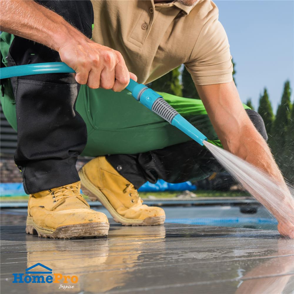 สายยางโรล ตั้งพื้น SPRING 1/2"x25 ม. สีฟ้า