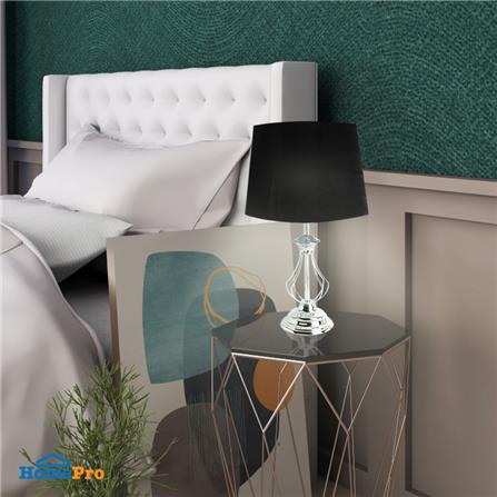 ไฟตั้งโต๊ะ CARINI CLASSIC MT1438S สีดำ/เงิน_4