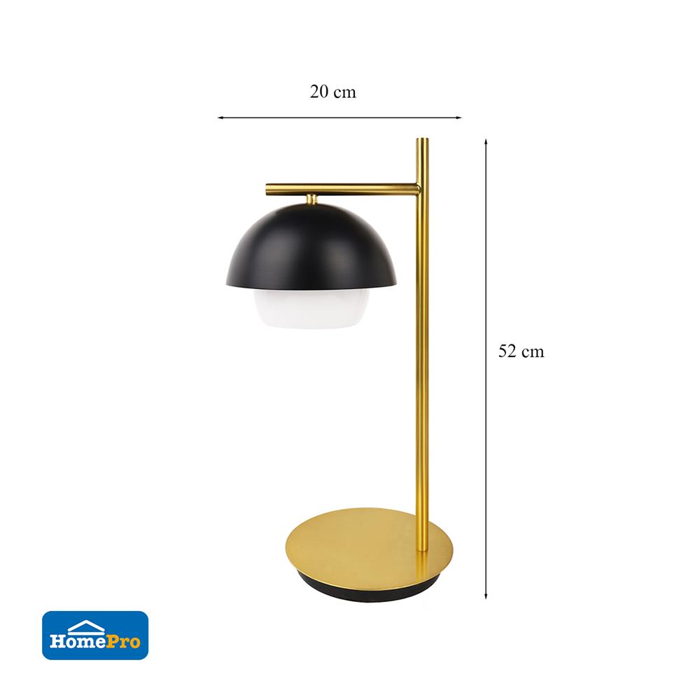 ไฟตั้งโต๊ะ CARINI CLASSIC MT5196 สีดำ/ทอง