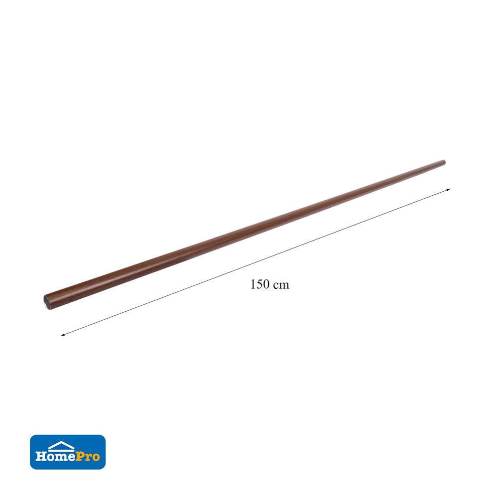 รางผ้าม่าน D.I.Y. HOME LIVING STYLE อะลูมิเนียม 1.5 ม. สีโอ๊ค