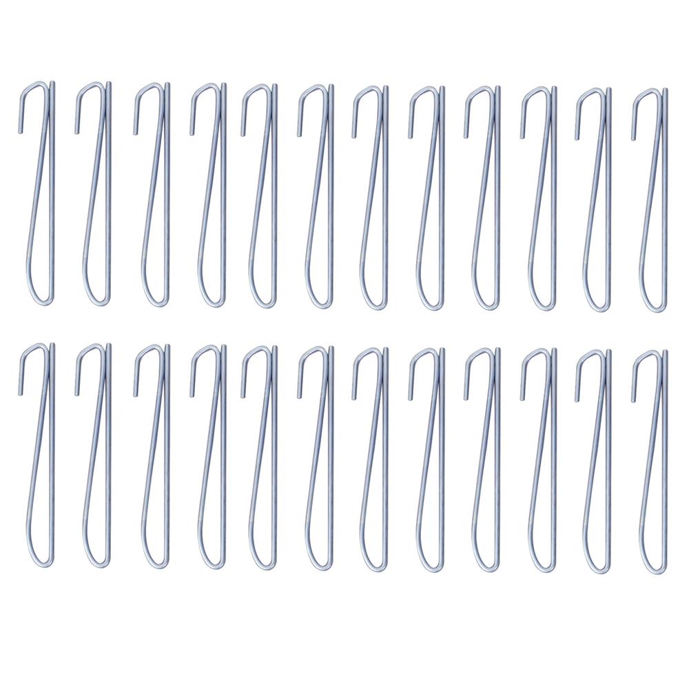 ตะขอเกี่ยว HOME LIVING STYLE 4-24 สีเงิน แพ็ก 24 ชิ้น