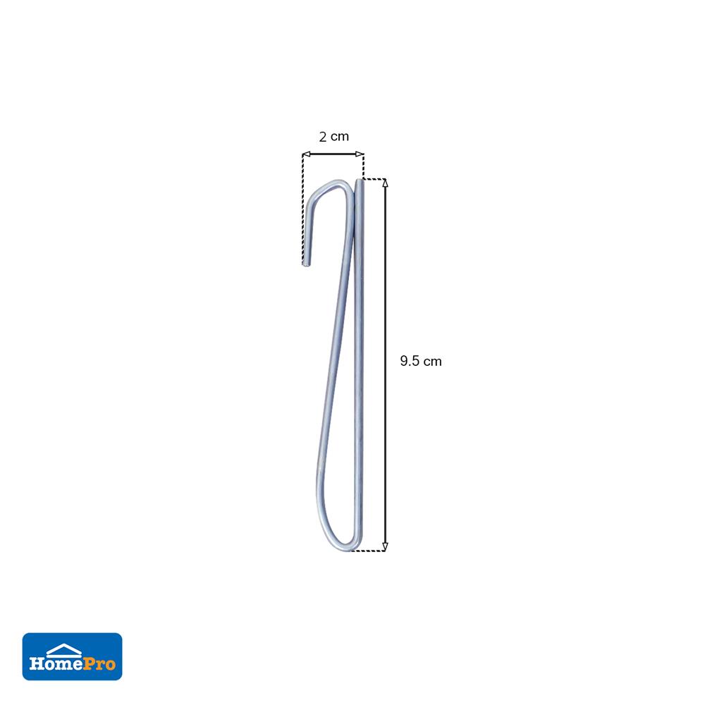 ตะขอเกี่ยว HOME LIVING STYLE 4-24 สีเงิน แพ็ก 24 ชิ้น