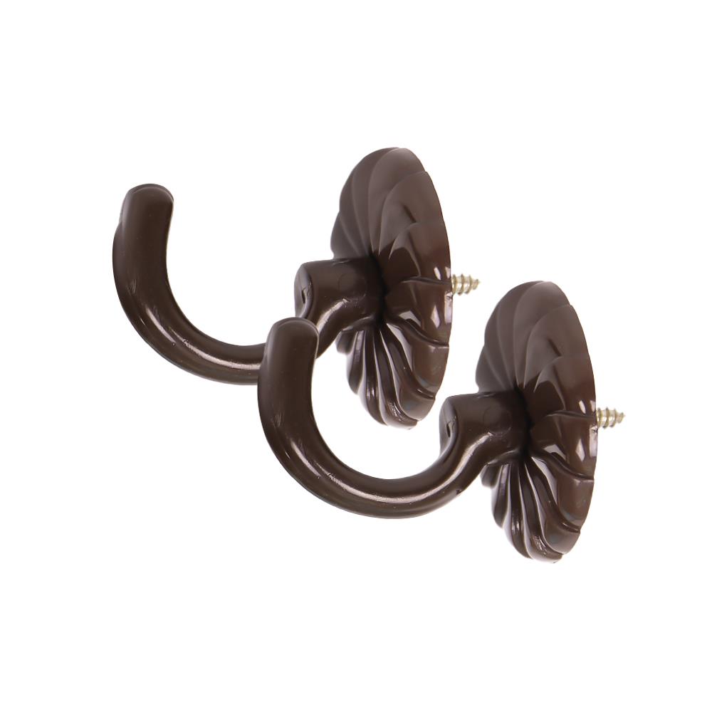 ตะขอเกี่ยว HOME LIVING STYLE S607 สีโอ๊ค แพ็ก 2 ชิ้น