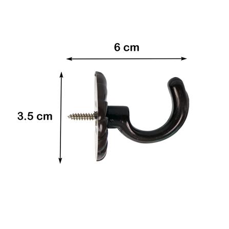 ตะขอเกี่ยว HOME LIVING STYLE S607 สีโอ๊ค แพ็ก 2 ชิ้น_2