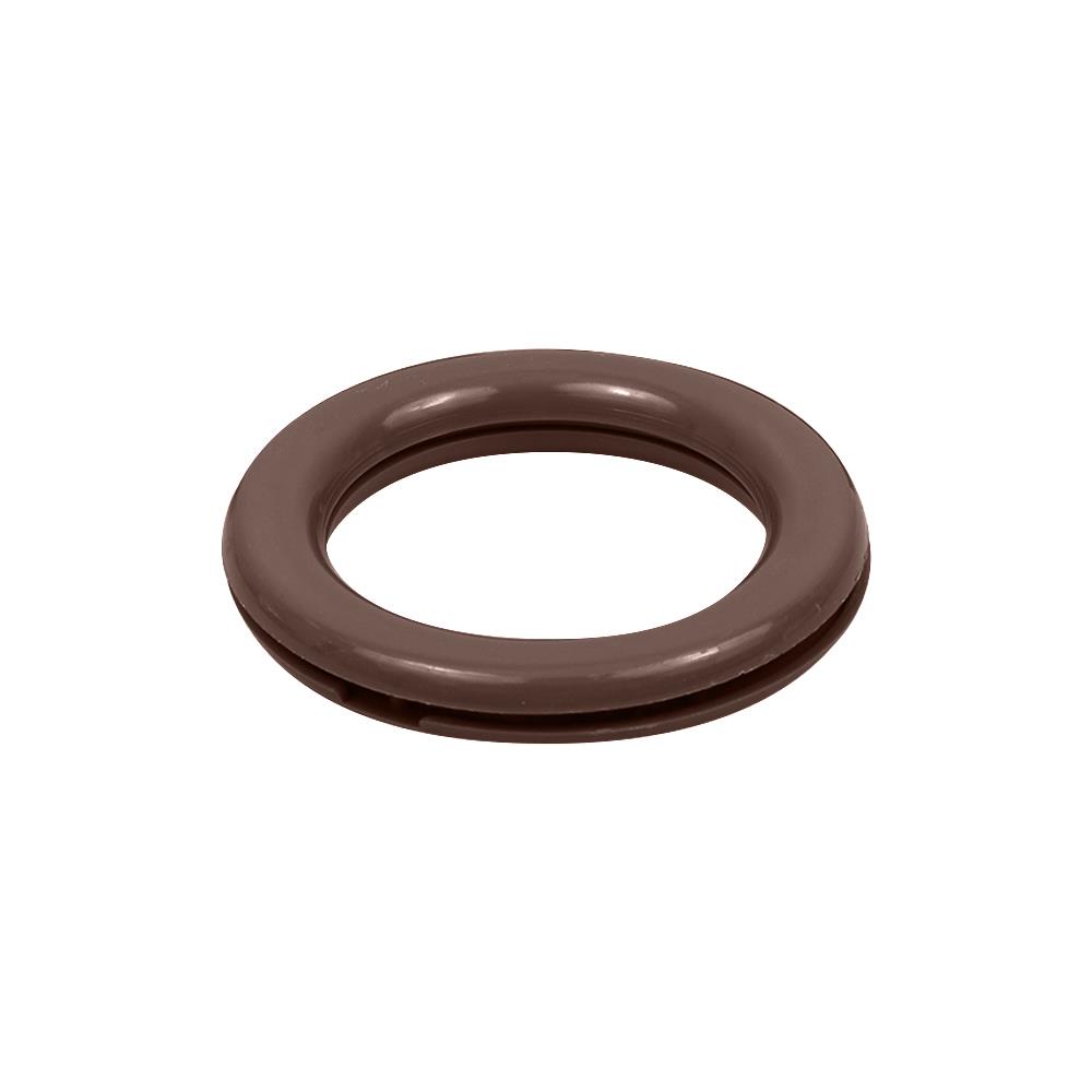 ห่วงคล้องราง HOME LIVING STYLE 55 มม. สีโอ๊ค แพ็ก 10 ชิ้น