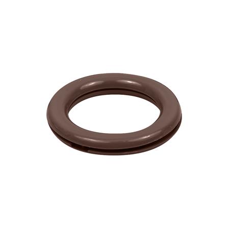 ห่วงคล้องราง HOME LIVING STYLE 55 มม. สีโอ๊ค แพ็ก 10 ชิ้น