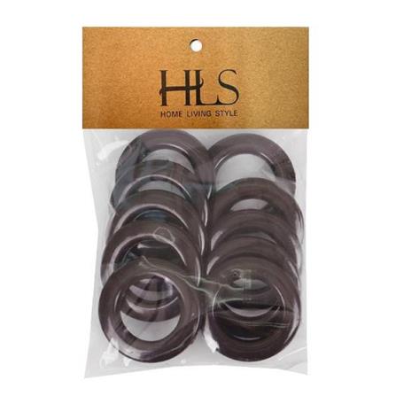 ห่วงคล้องราง HOME LIVING STYLE 55 มม. สีโอ๊ค แพ็ก 10 ชิ้น_2