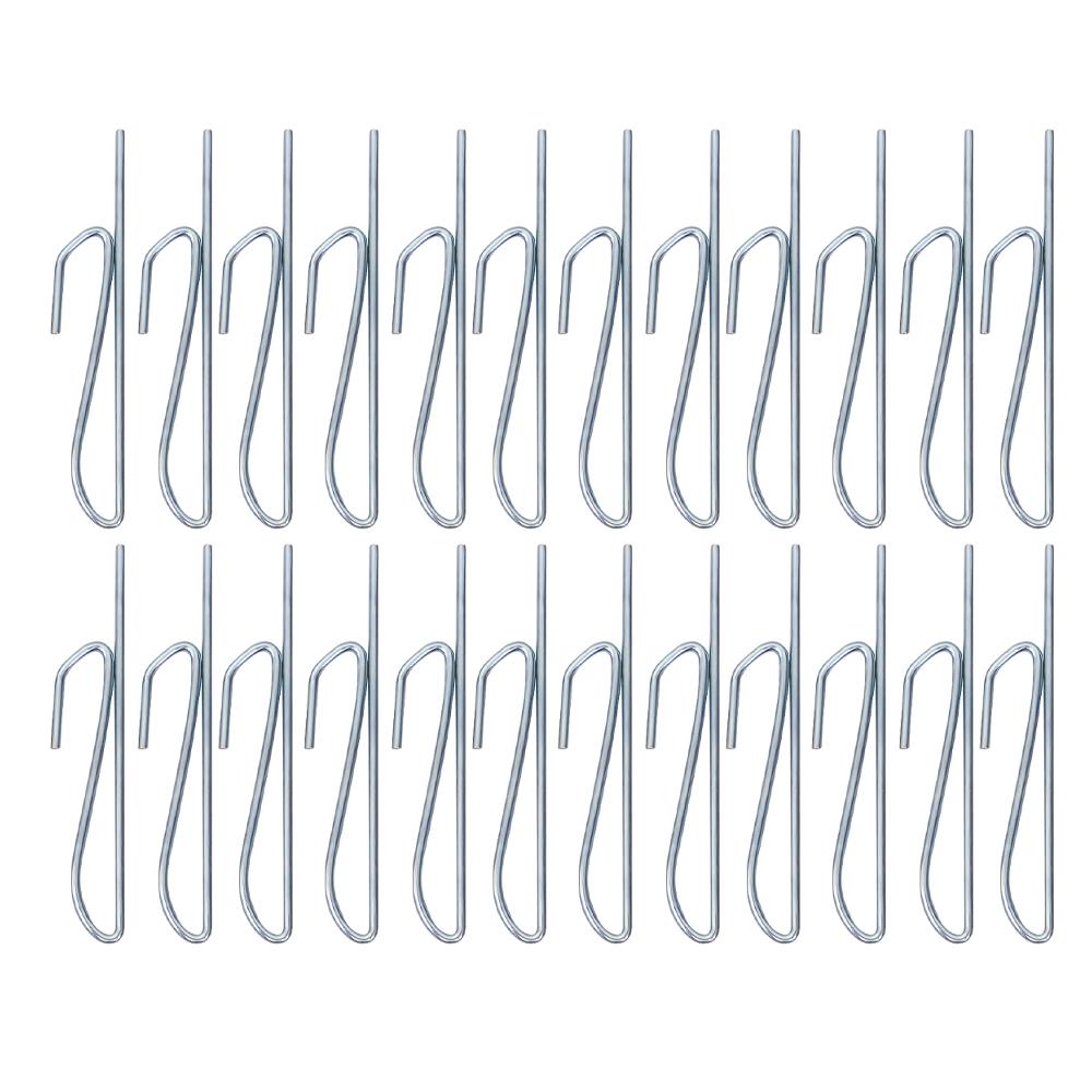 ตะขอเกี่ยว HOME LIVING STYLE 2-24 สีเงิน แพ็ก 24 ชิ้น