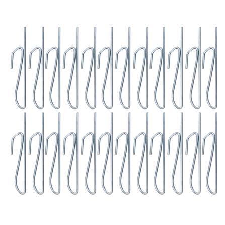 ตะขอเกี่ยว HOME LIVING STYLE 2-24 สีเงิน แพ็ก 24 ชิ้น_1