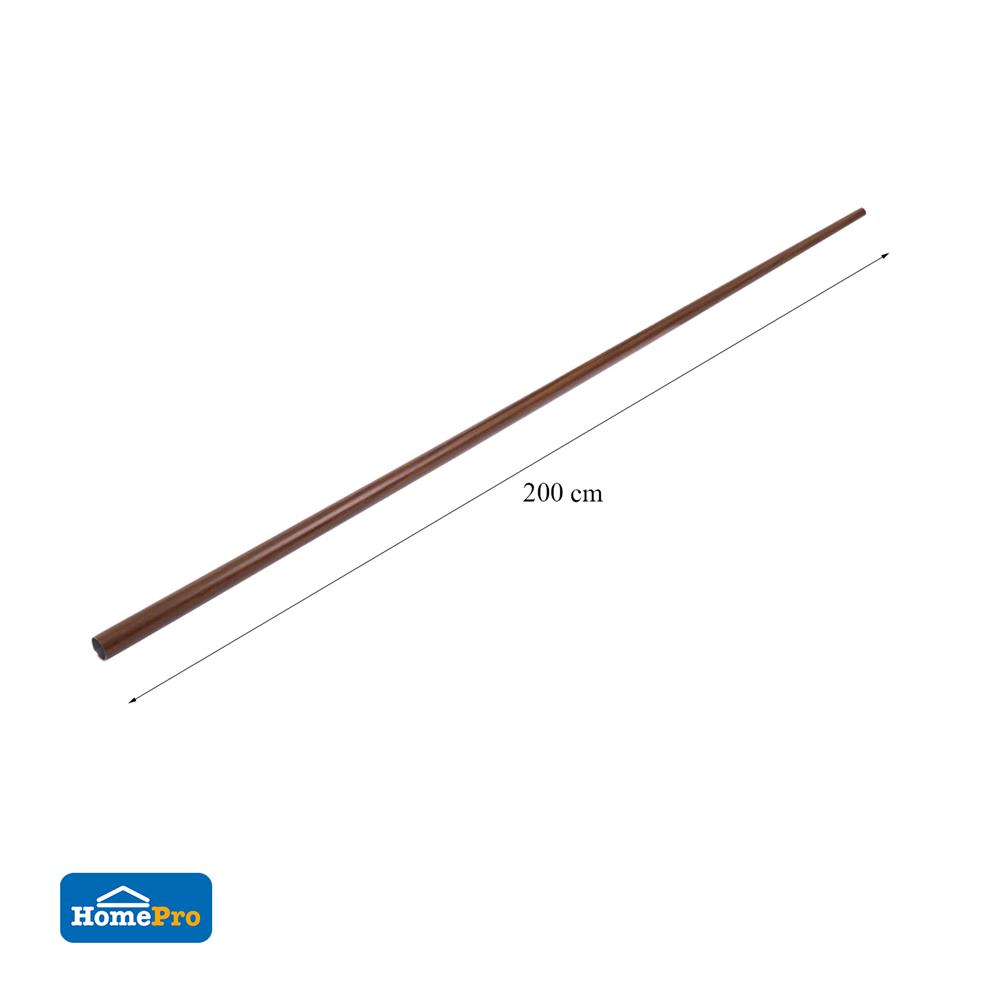 รางผ้าม่าน D.I.Y. HOME LIVING STYLE อะลูมิเนียม 2 ม. สีโอ๊ค