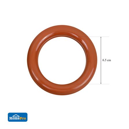 ห่วงคล้องราง HOME LIVING STYLE 65 มม. สีน้ำตาล แพ็ก 10 ชิ้น_4