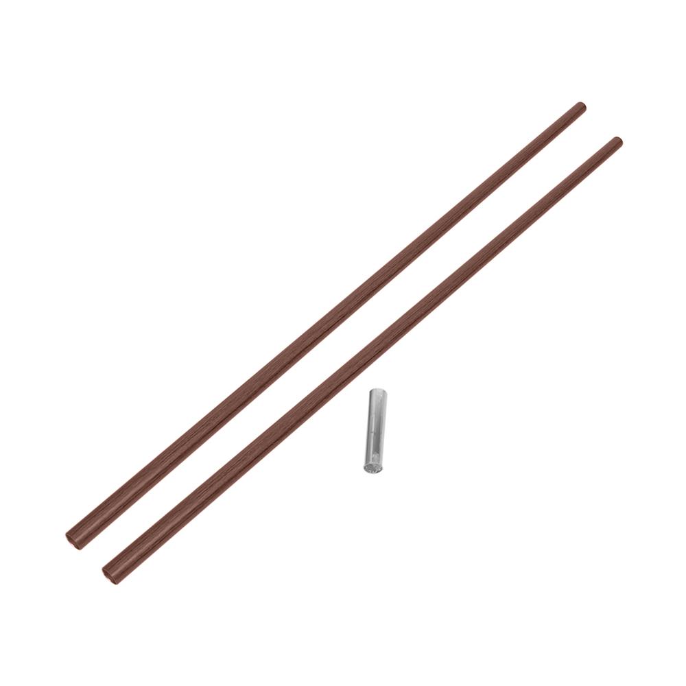 รางผ้าม่าน D.I.Y. HOME LIVING STYLE อะลูมิเนียม 2.5 ม. สีโอ๊ค