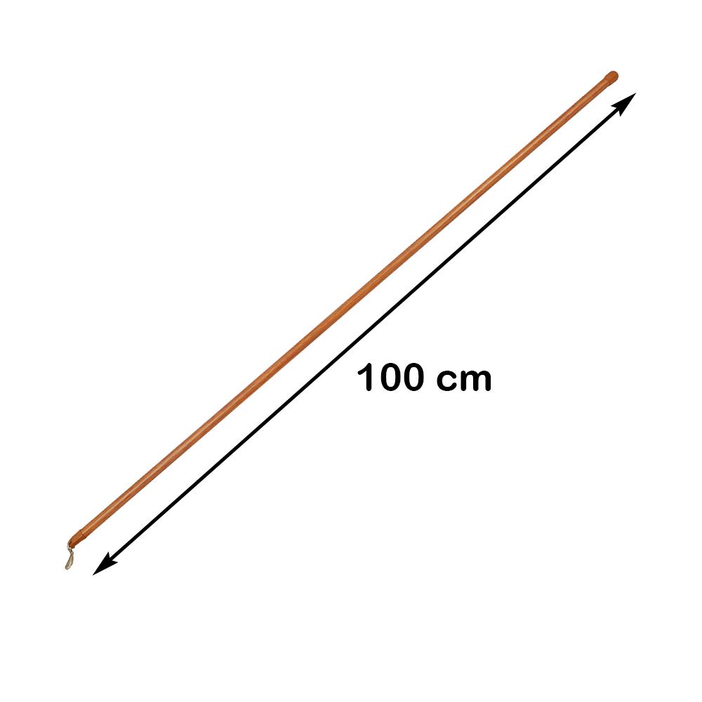 ก้านจูงอะลูมิเนียม ME LIVING 1 ม. สีไม้สัก